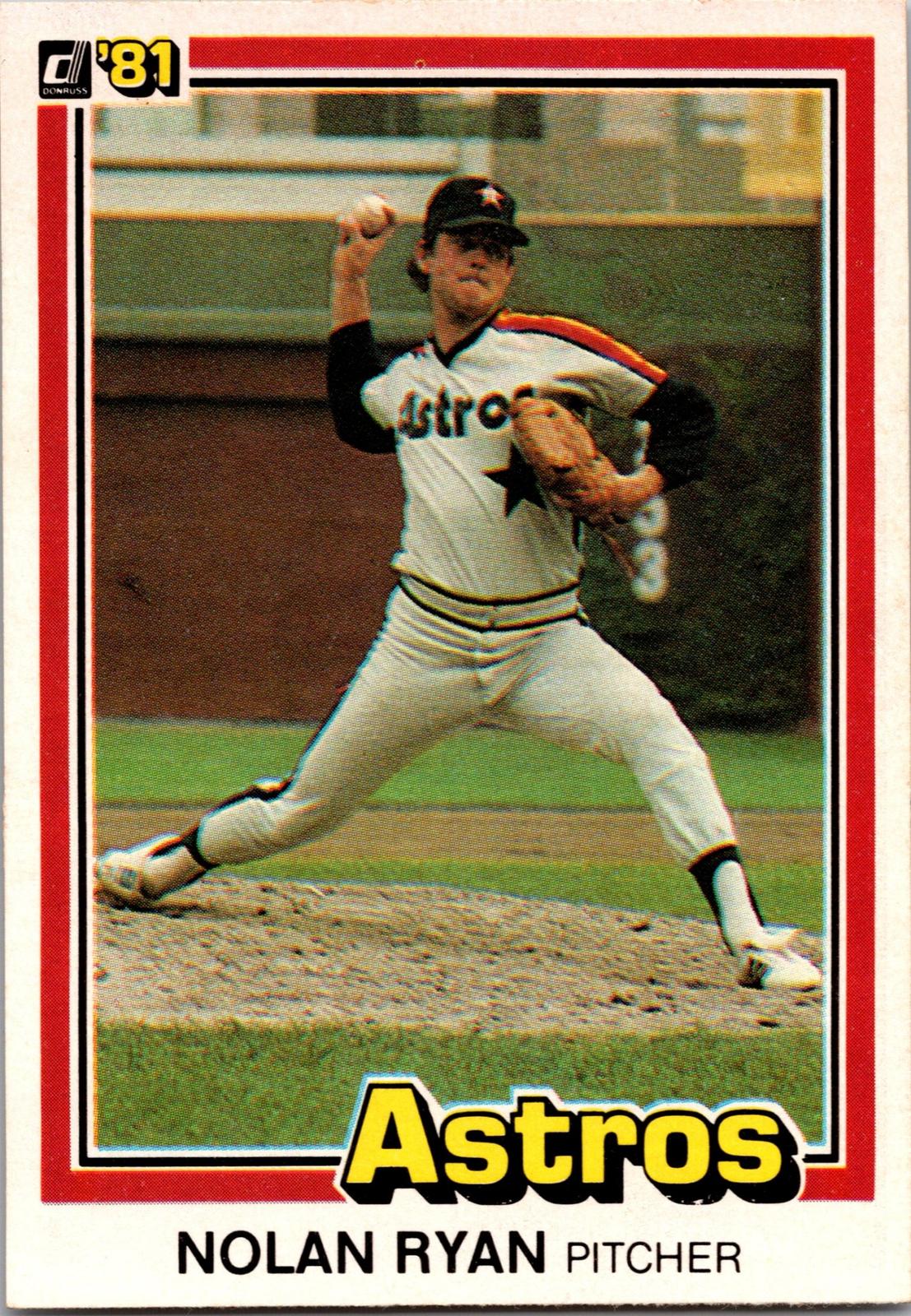 1981 Donruss #260 Nolan Ryan