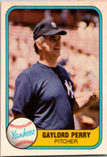 1981 Fleer #91 Gaylord Perry