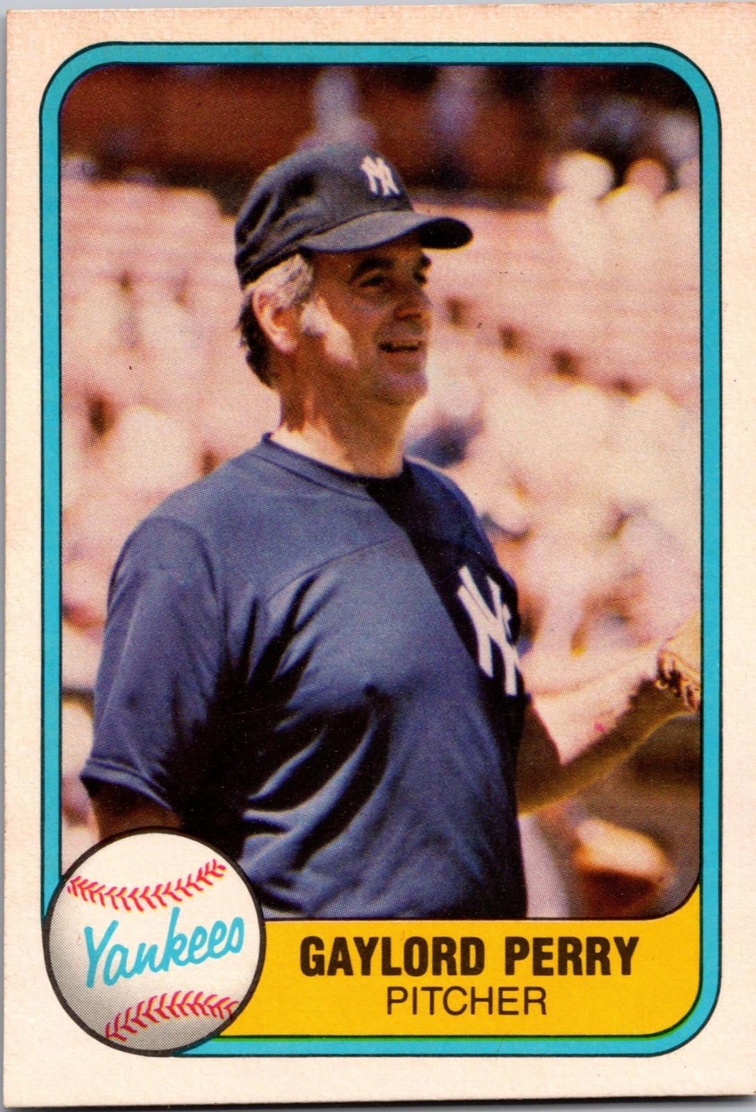 1981 Fleer #91 Gaylord Perry