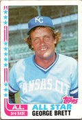 1982 Topps #549 George Brett Blackless