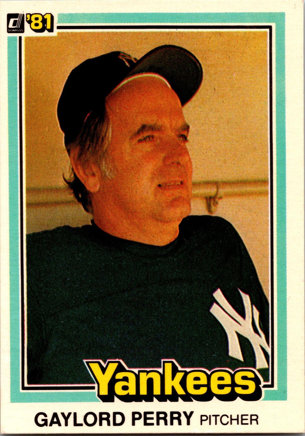 1981 Donruss #471 Gaylord Perry