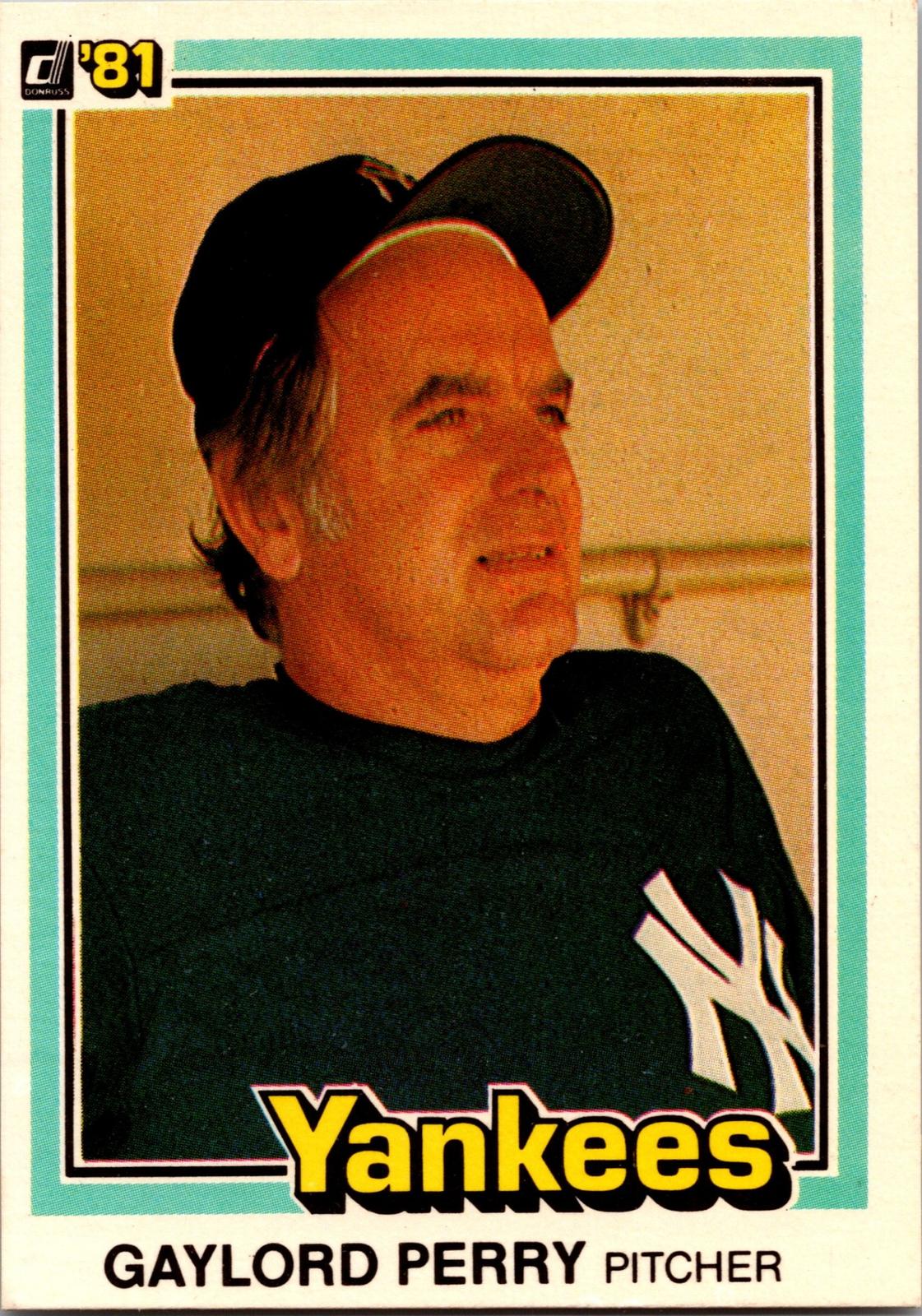 1981 Donruss #471 Gaylord Perry