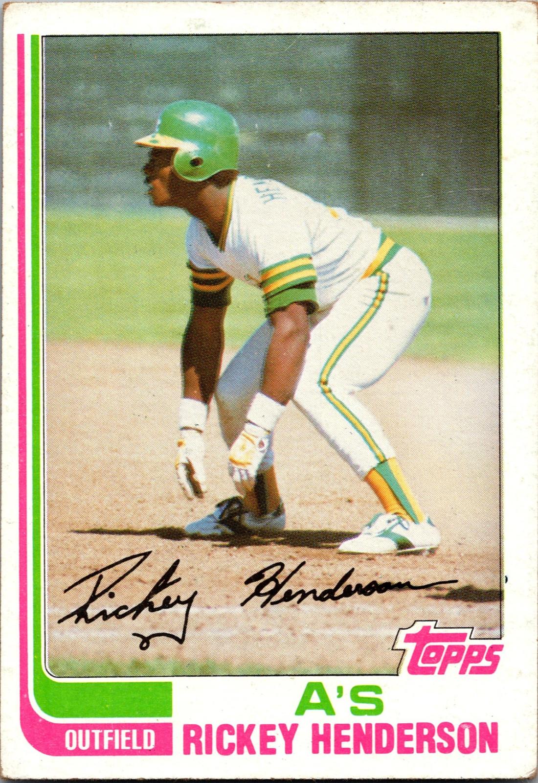 1982 Topps #610 Rickey Henderson