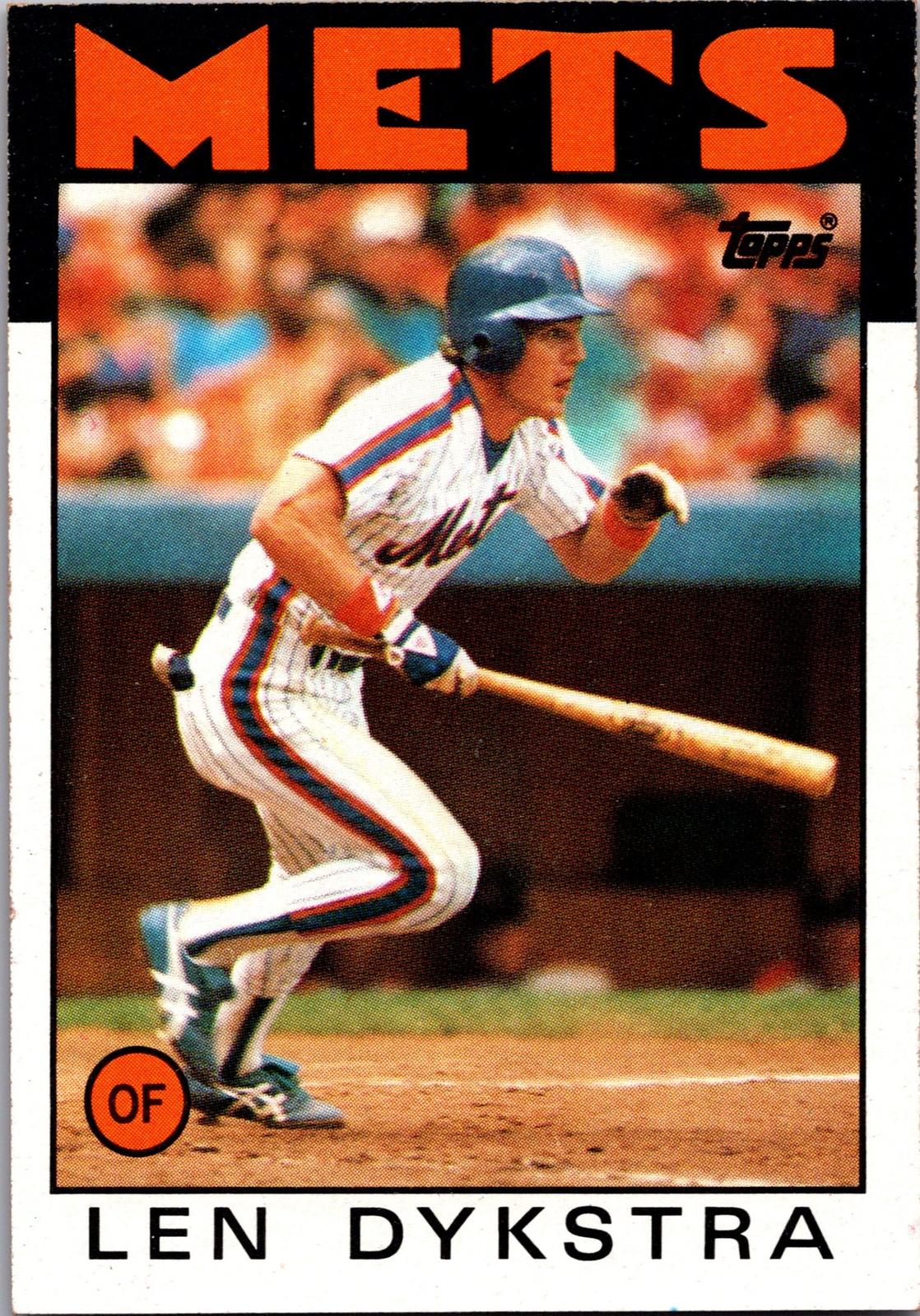 1986 Topps #53 Len Dykstra