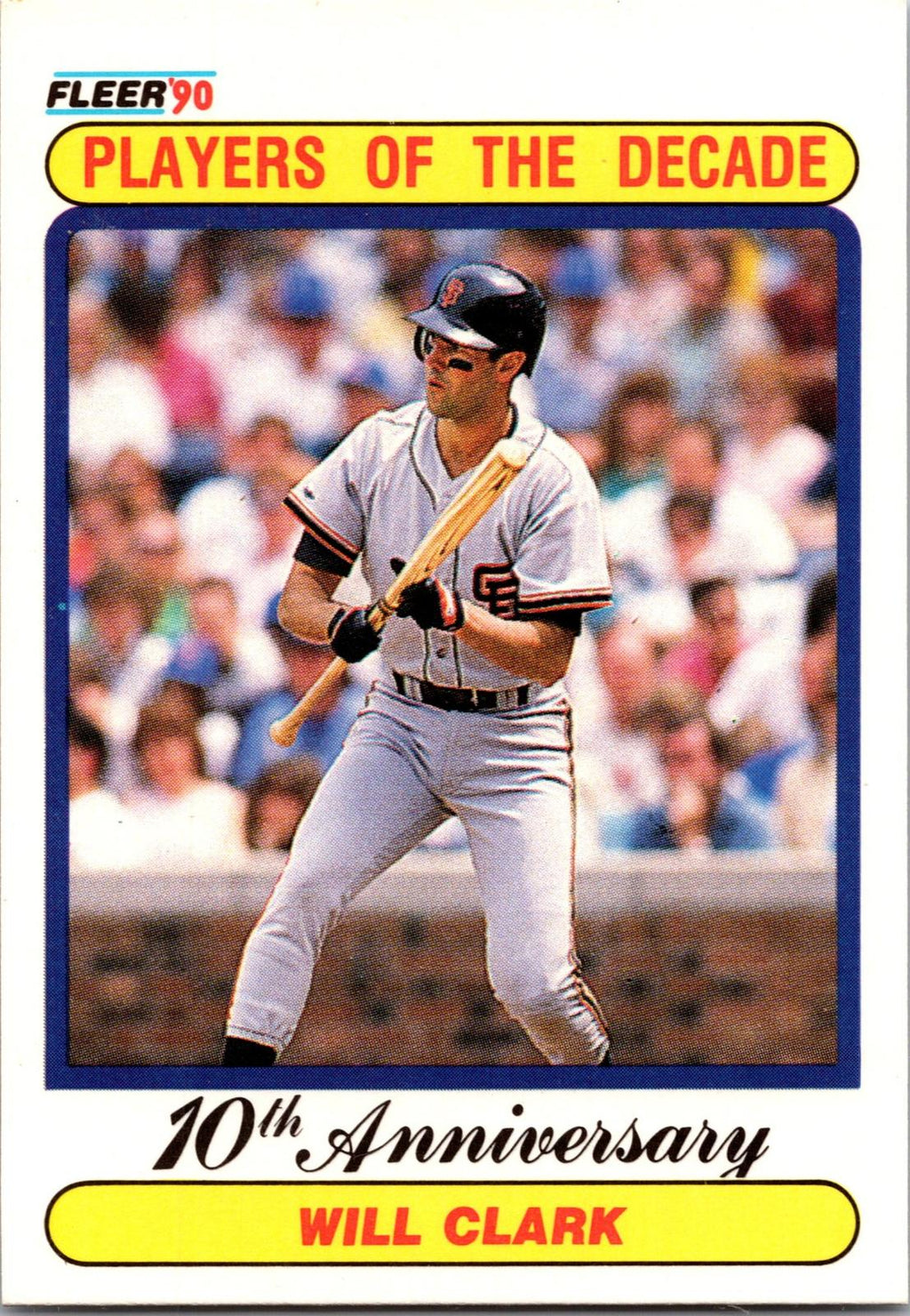 1990 Fleer #630b Will Clark
