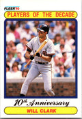 1990 Fleer #630b Will Clark