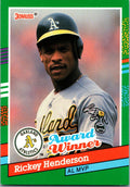 1991 Donruss #761 Rickey Henderson