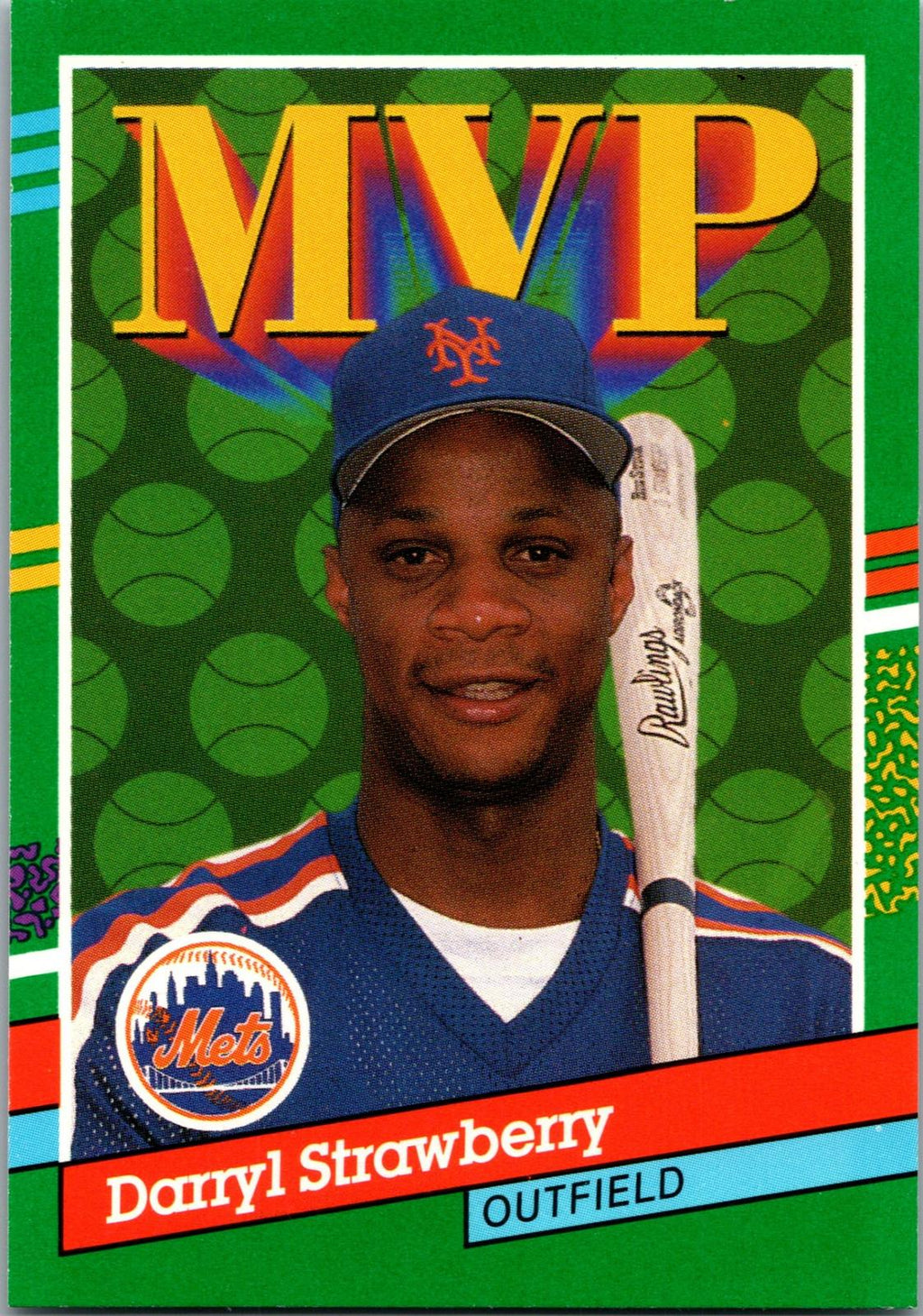 1991 Donruss #408b Darryl Strawberry