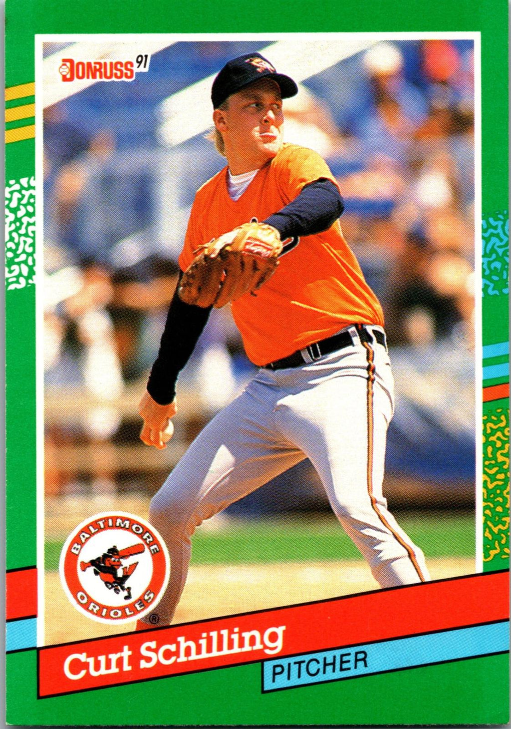 1991 Donruss #556 Curt Schilling