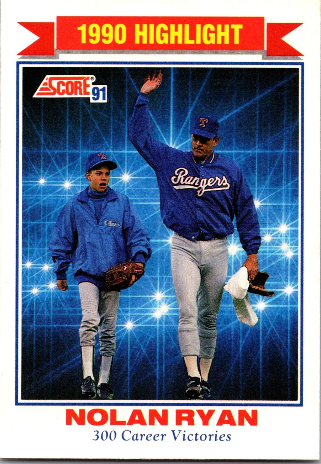 1991 Score #417 Nolan Ryan