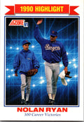 1991 Score #417 Nolan Ryan