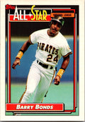 1992 Topps #390 Barry Bonds