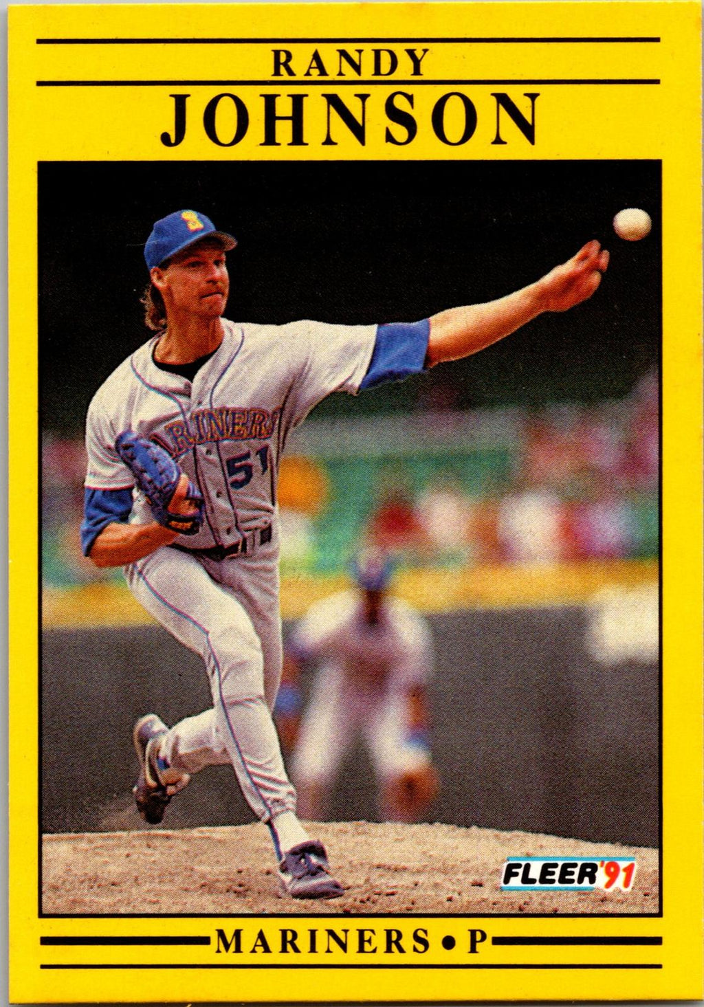1991 Fleer #455 Randy Johnson