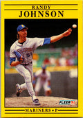 1991 Fleer #455 Randy Johnson