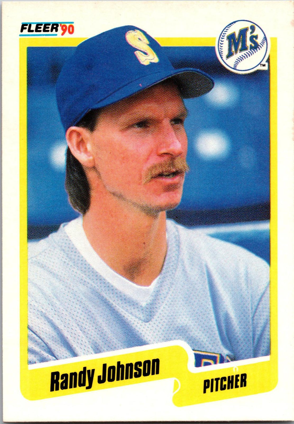 1990 Fleer #518b Randy Johnson