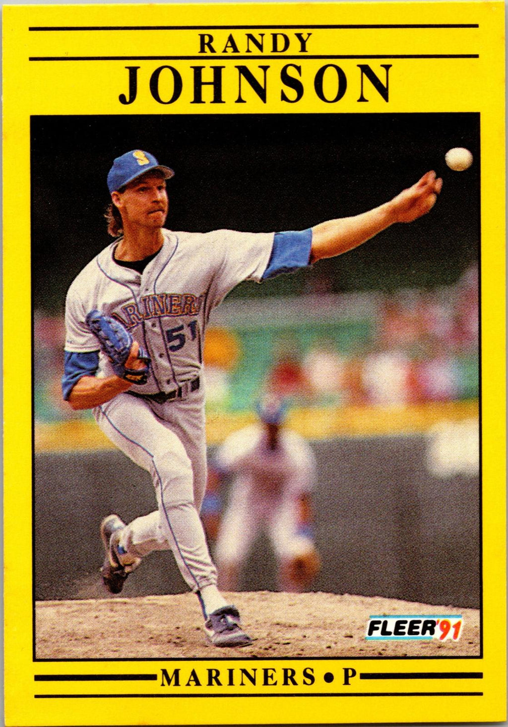 1991 Fleer #455 Randy Johnson