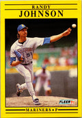 1991 Fleer #455 Randy Johnson