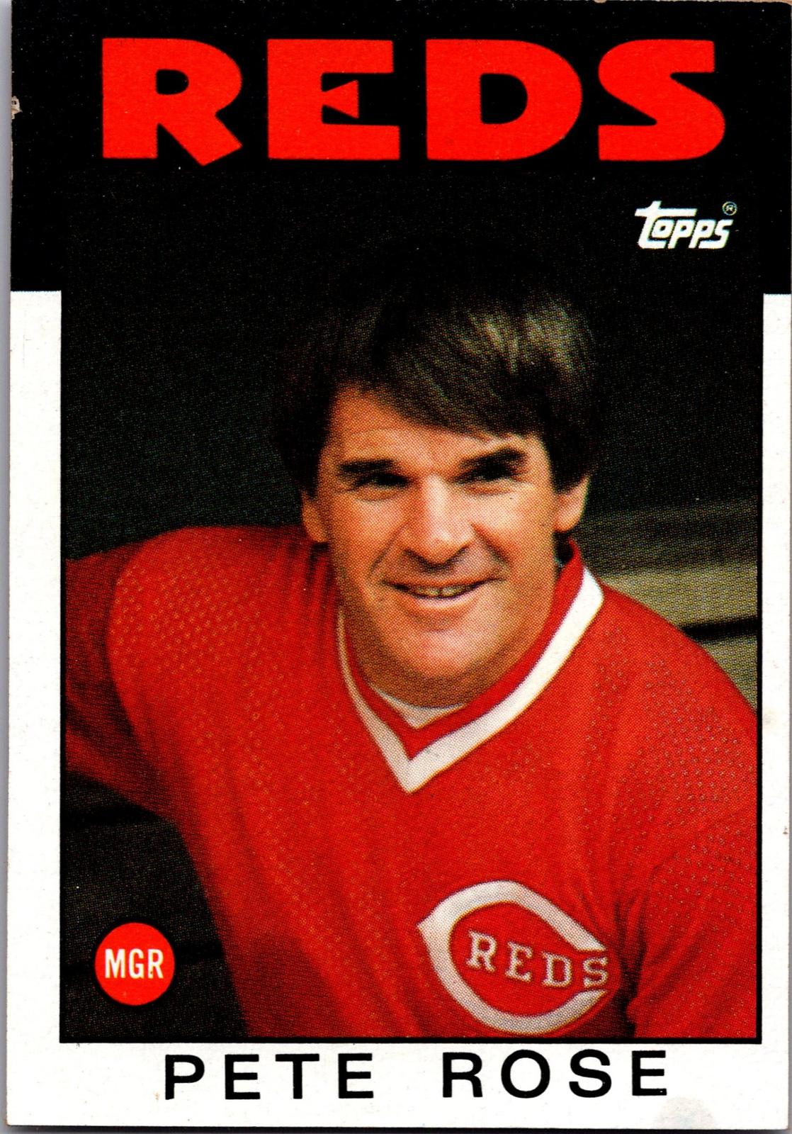 1986 Topps #741 Pete Rose