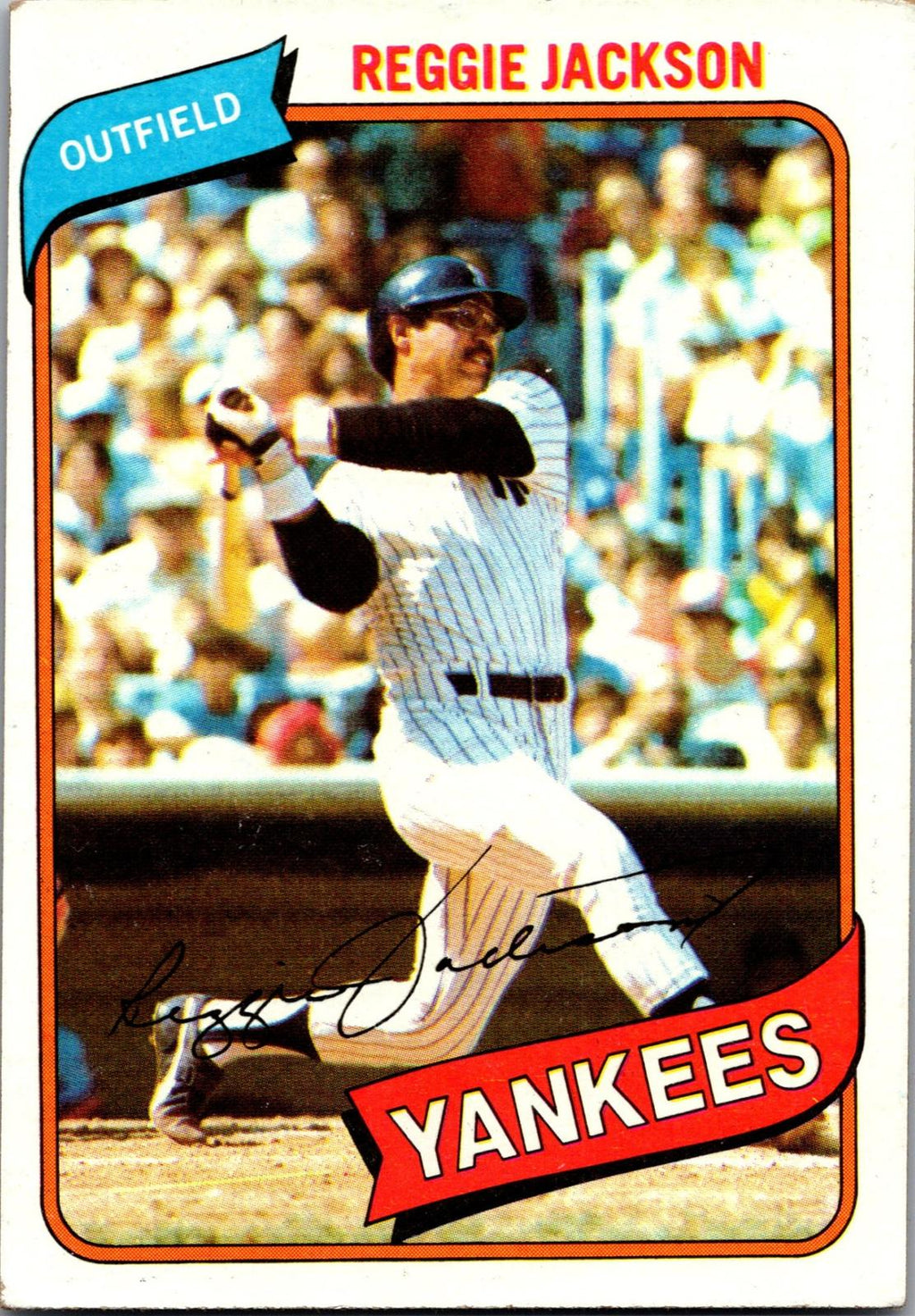 1980 Topps #600 Reggie Jackson