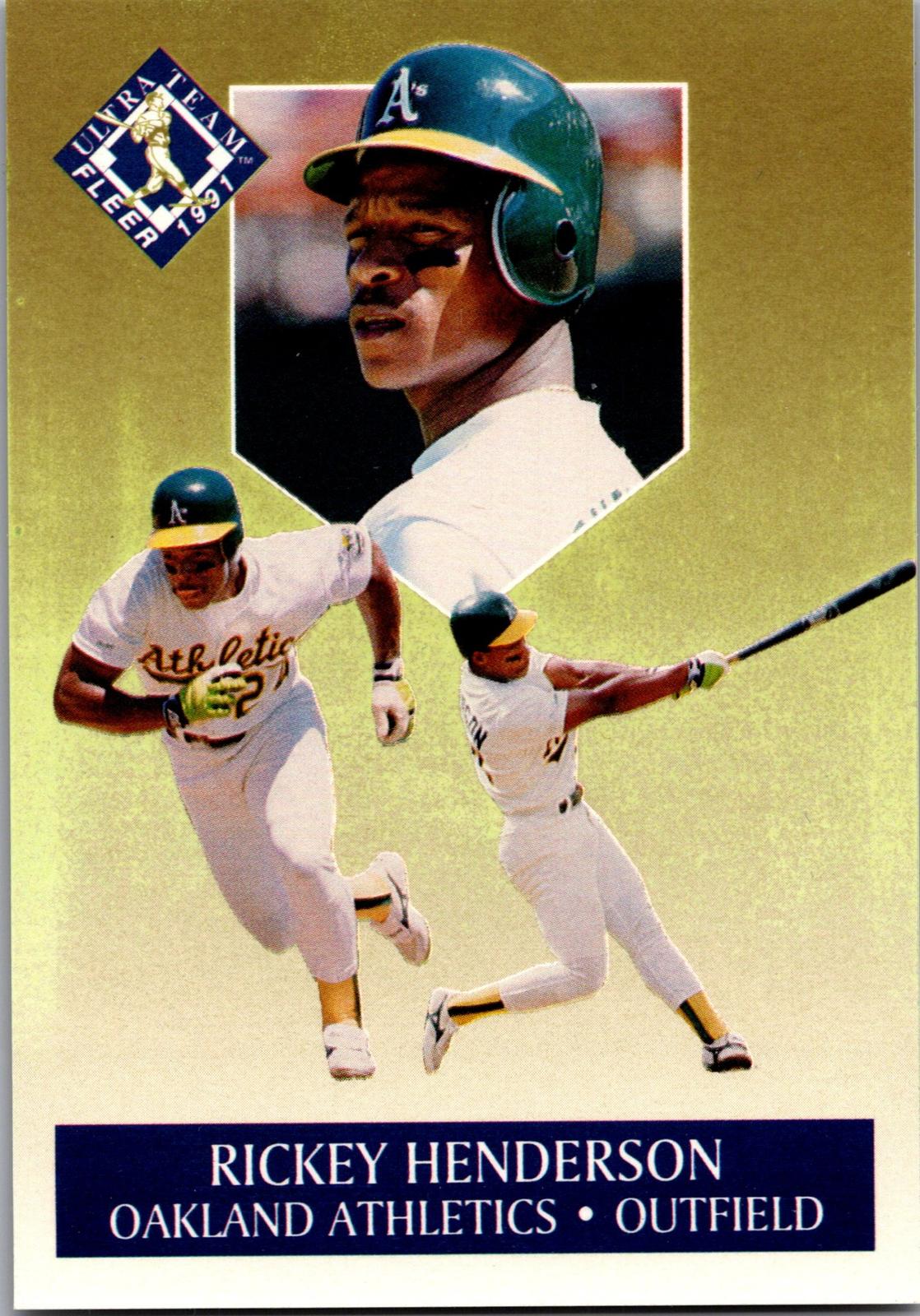 1991 Ultra #5 Rickey Henderson Ultra Team (Ultra Gold)