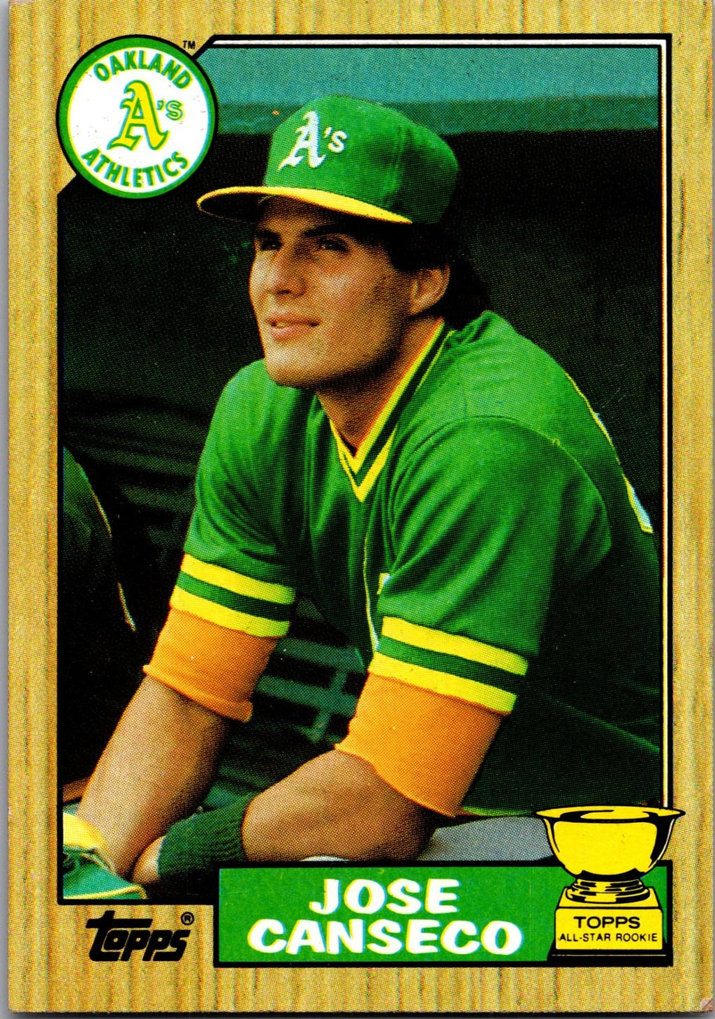 1987 Topps #620 Jose Canseco