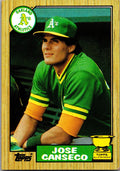 1987 Topps #620 Jose Canseco