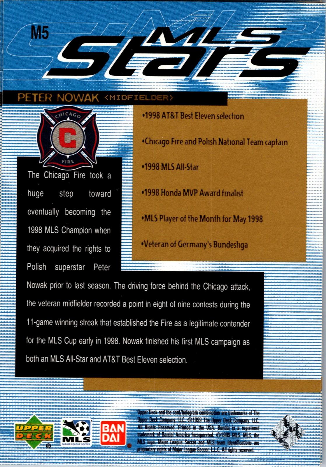 1999 Upper Deck MLS #M22 Ronald Cerritos MLS Stars