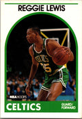 1989-90 Hoops Superstars #5 Reggie Lewis