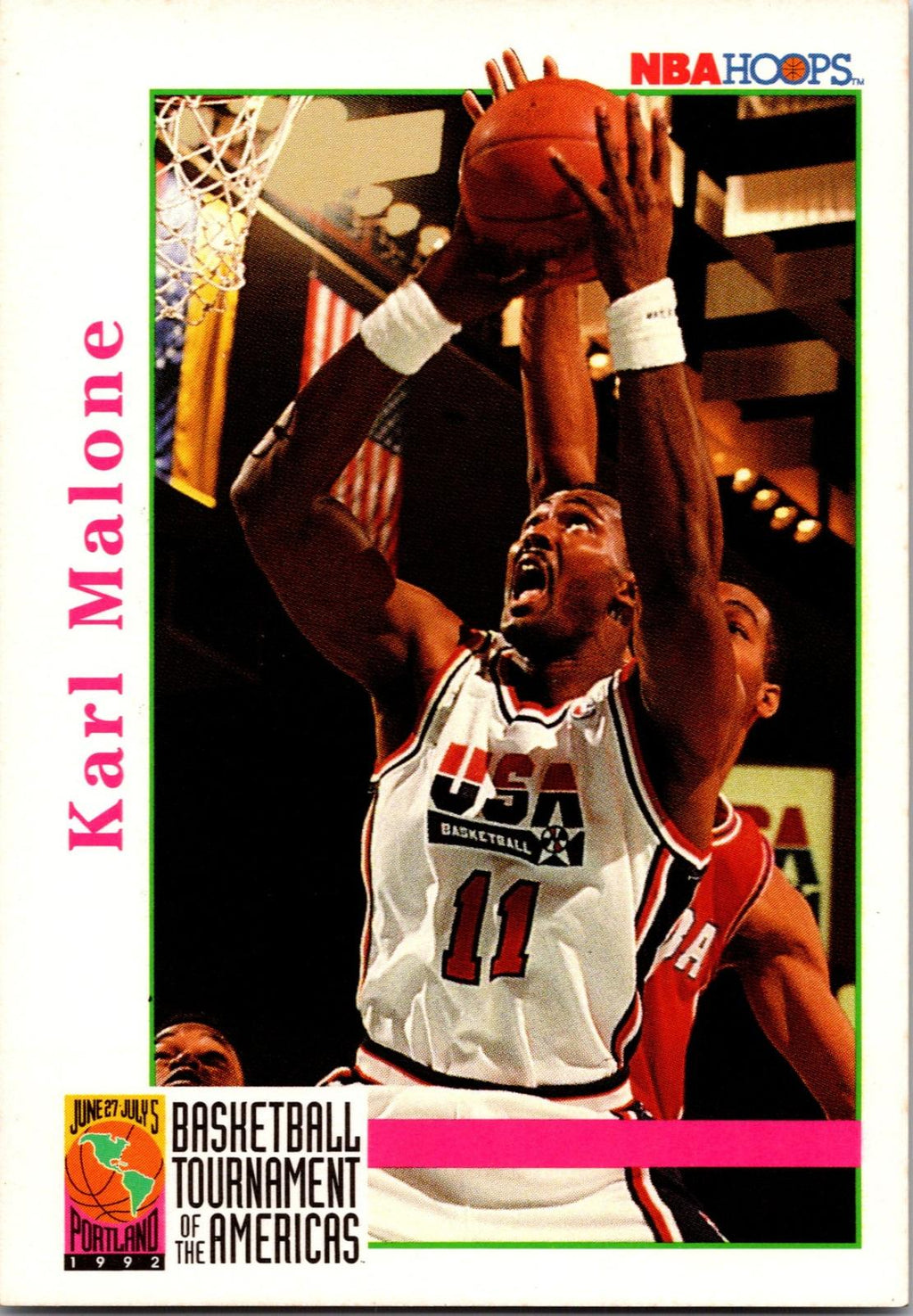 1992-93 Hoops #343 Karl Malone