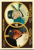 2006 Topps Heritage #TN1 Mickey Mantle / Alex Rodriguez Then & Now