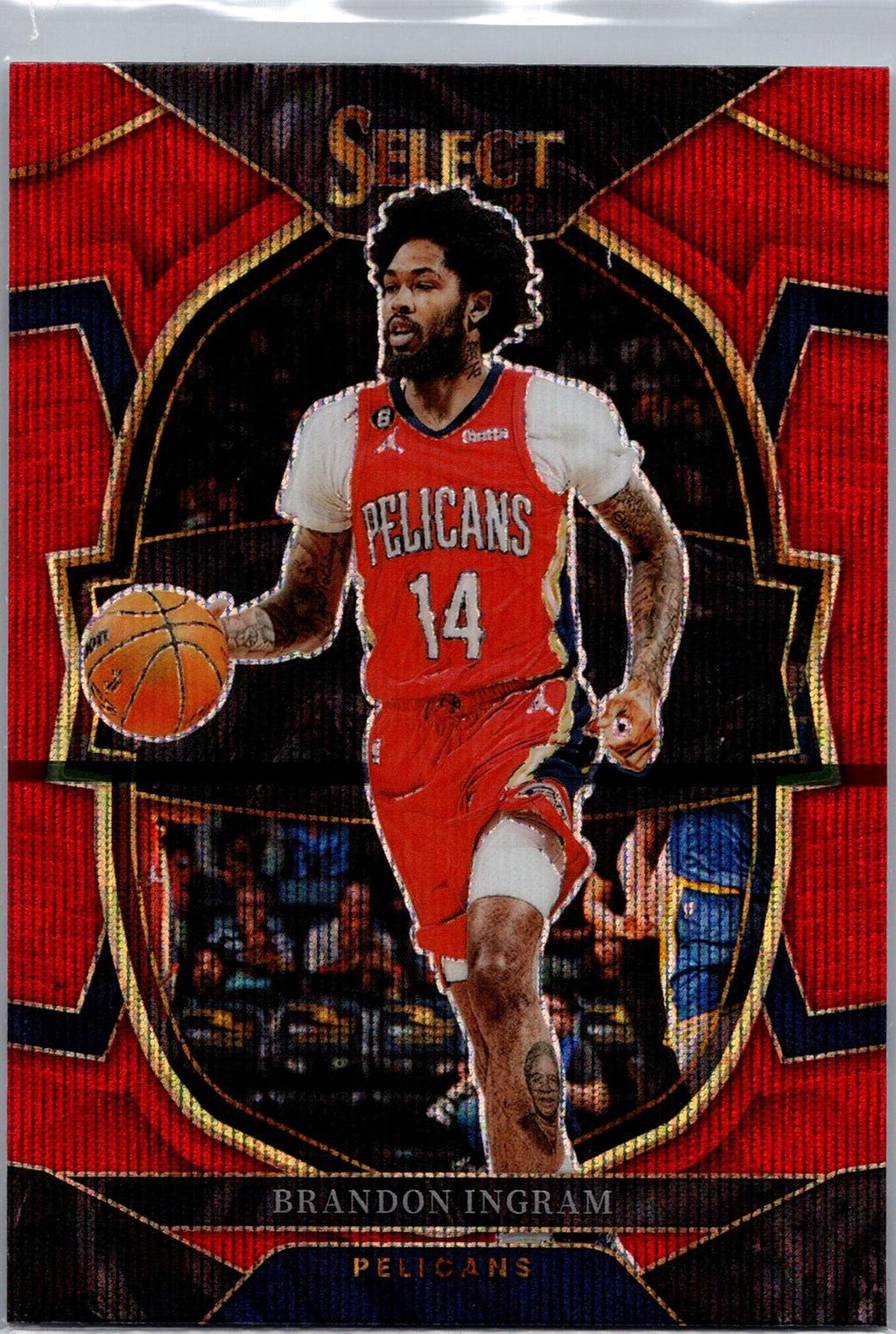 2022-23 Panini Select #59 Brandon Ingram Orange Flash Prizm