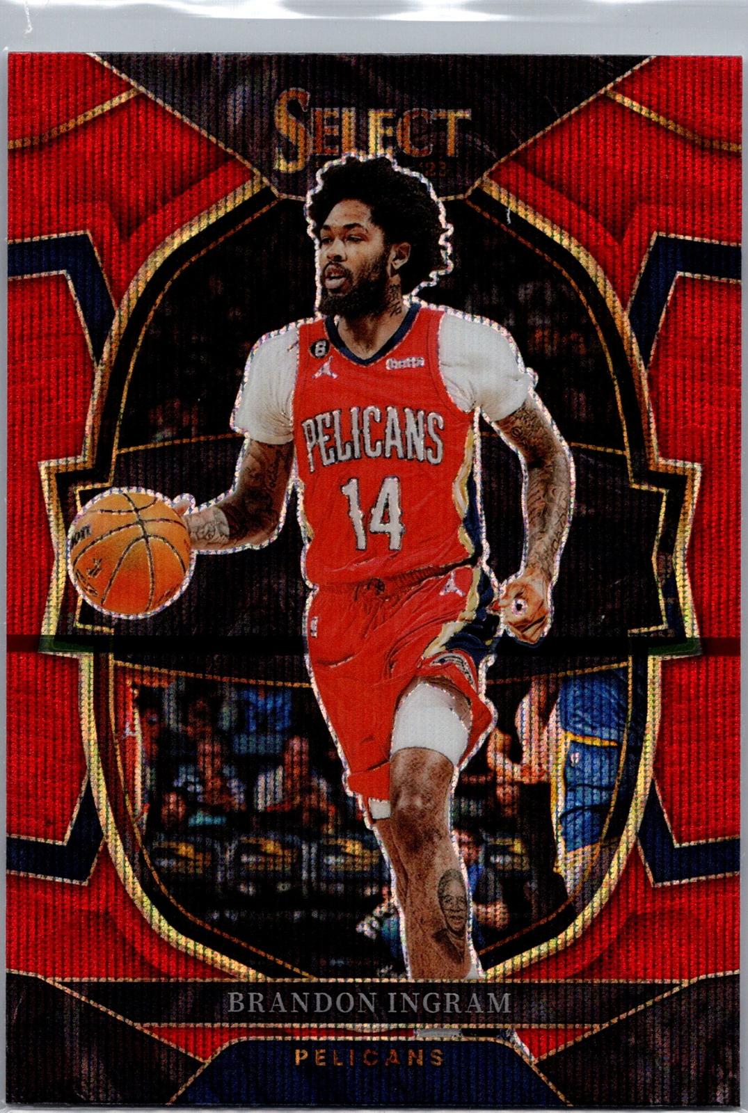 2022-23 Panini Select #59 Brandon Ingram Orange Flash Prizm