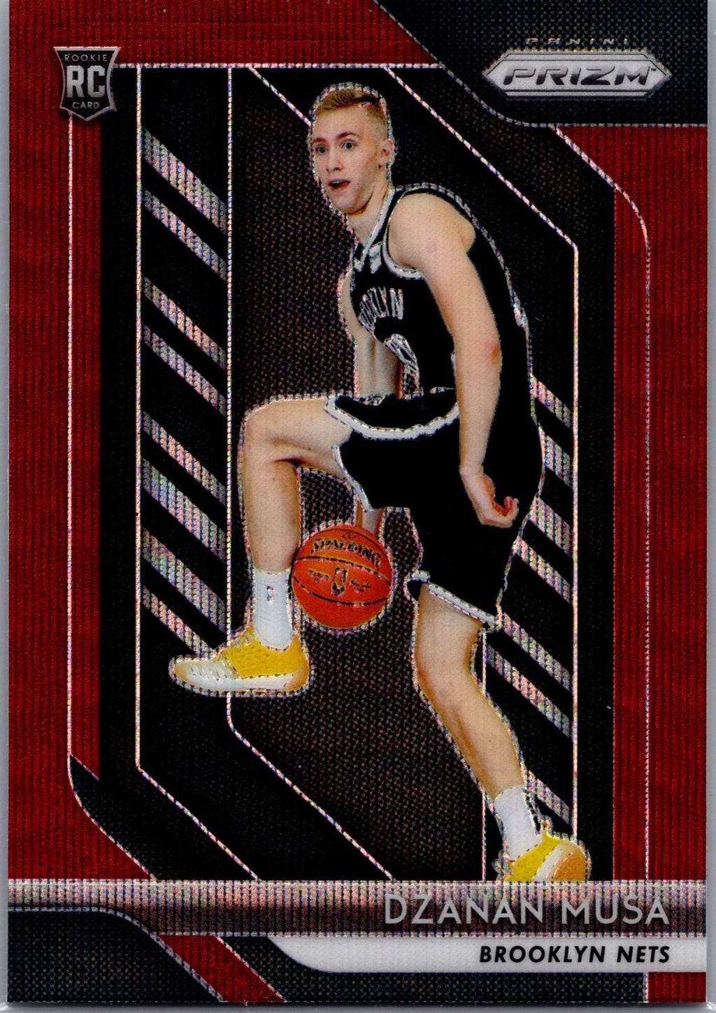 2018-19 Panini Prizm #198 Dzanan Musa Prizm Ruby Wave