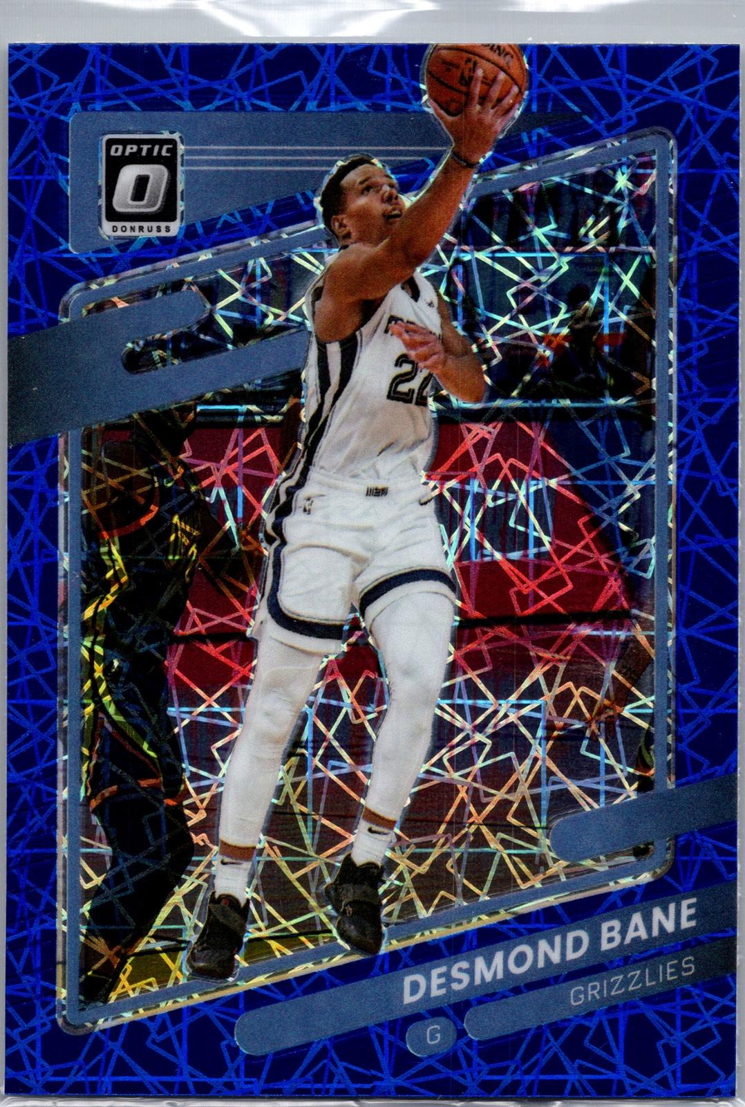 2021-22 Donruss Optic #50 Desmond Bane Blue Velocity