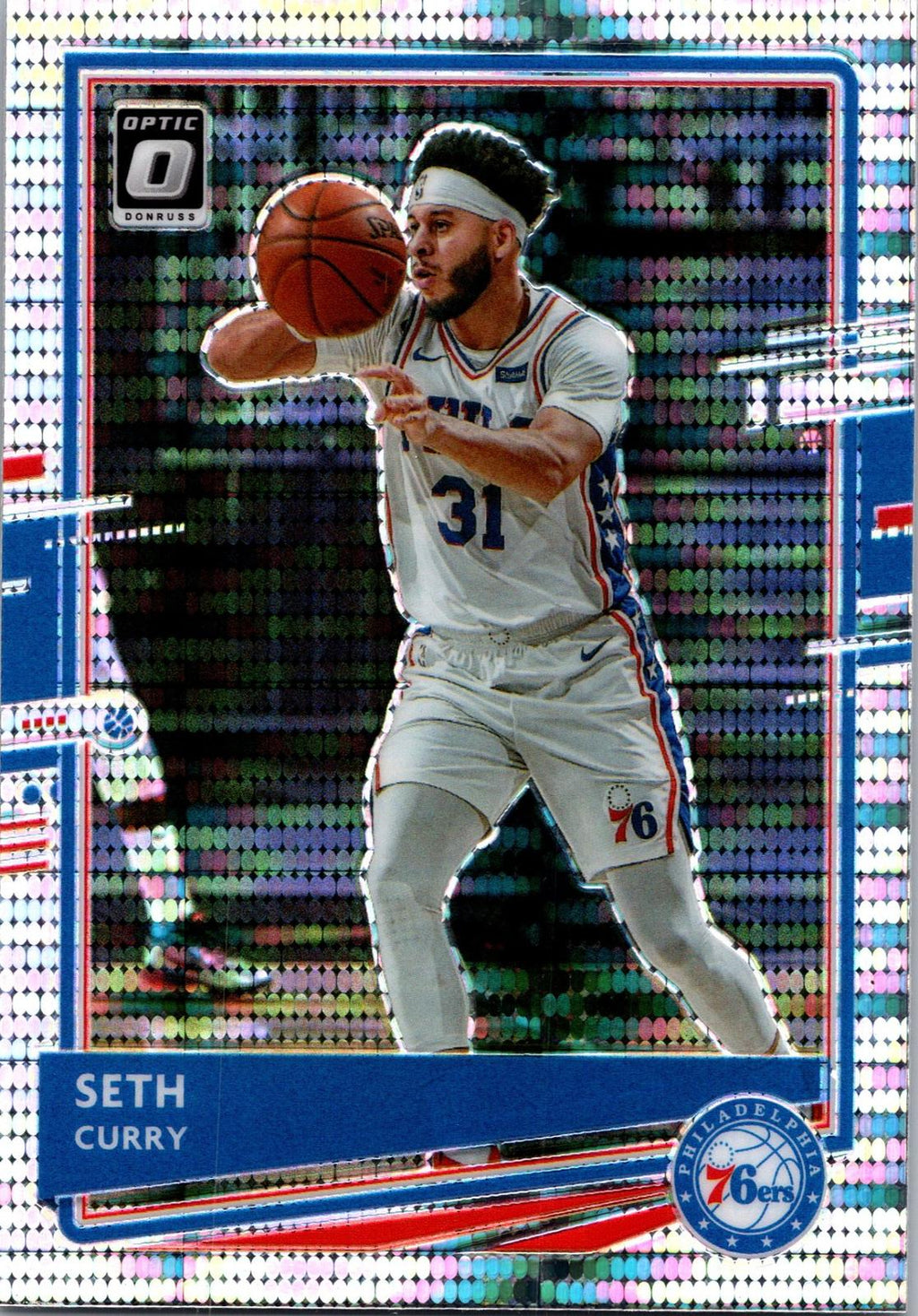 2020-21 Donruss Optic #113 Seth Curry Silver Pulsar