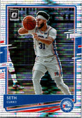 2020-21 Donruss Optic #113 Seth Curry Silver Pulsar