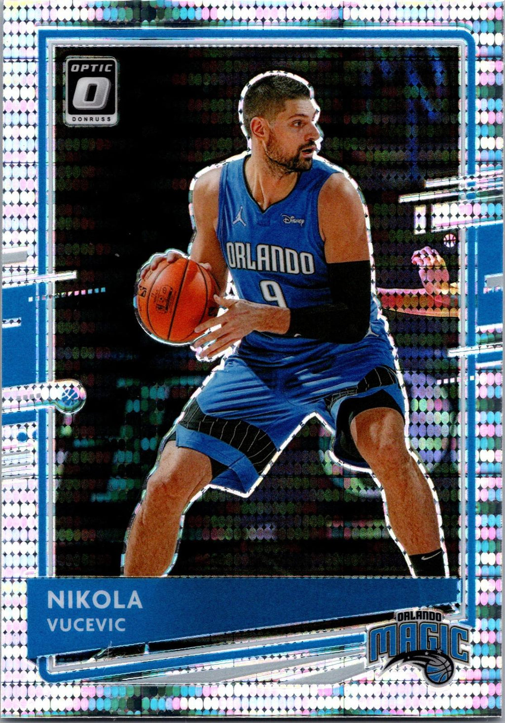 2020-21 Donruss Optic #130 Nikola Vucevic Silver Pulsar