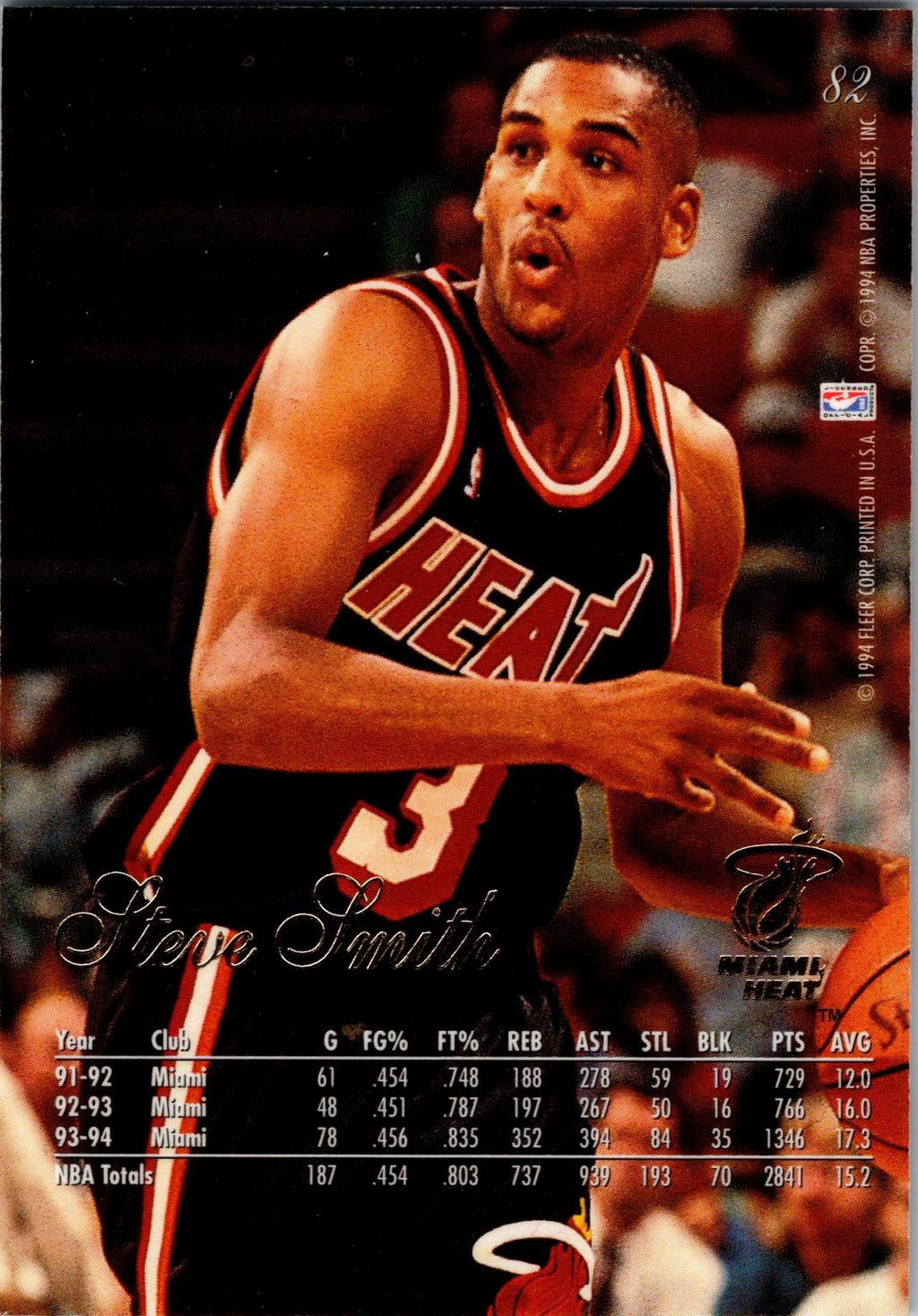 1994-95 Flair #82 Steve Smith