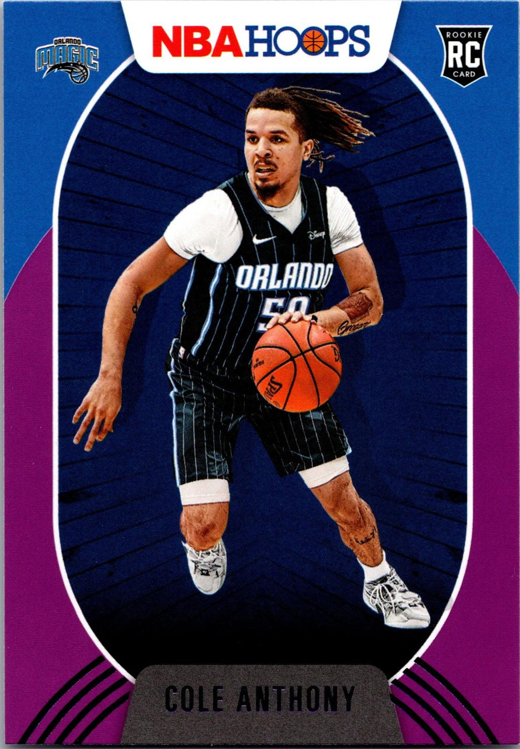 2020-21 Hoops #234 Cole Anthony Purple