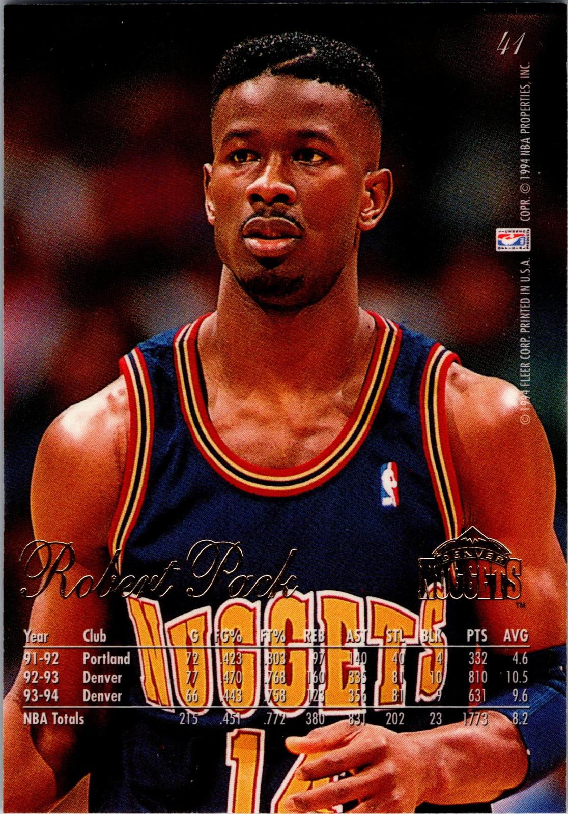 1994-95 Flair #41 Robert Pack
