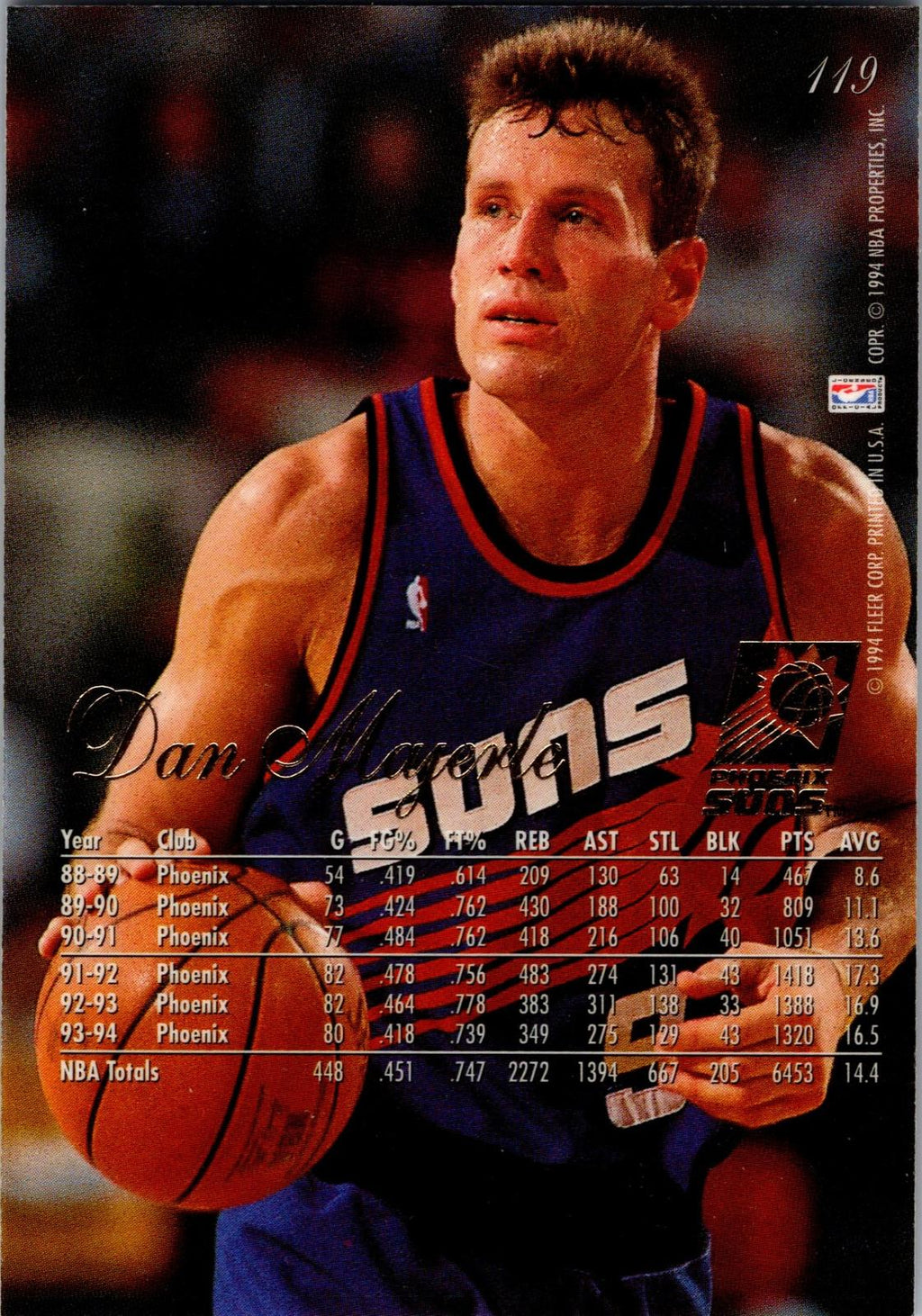 1994-95 Flair #119 Dan Majerle