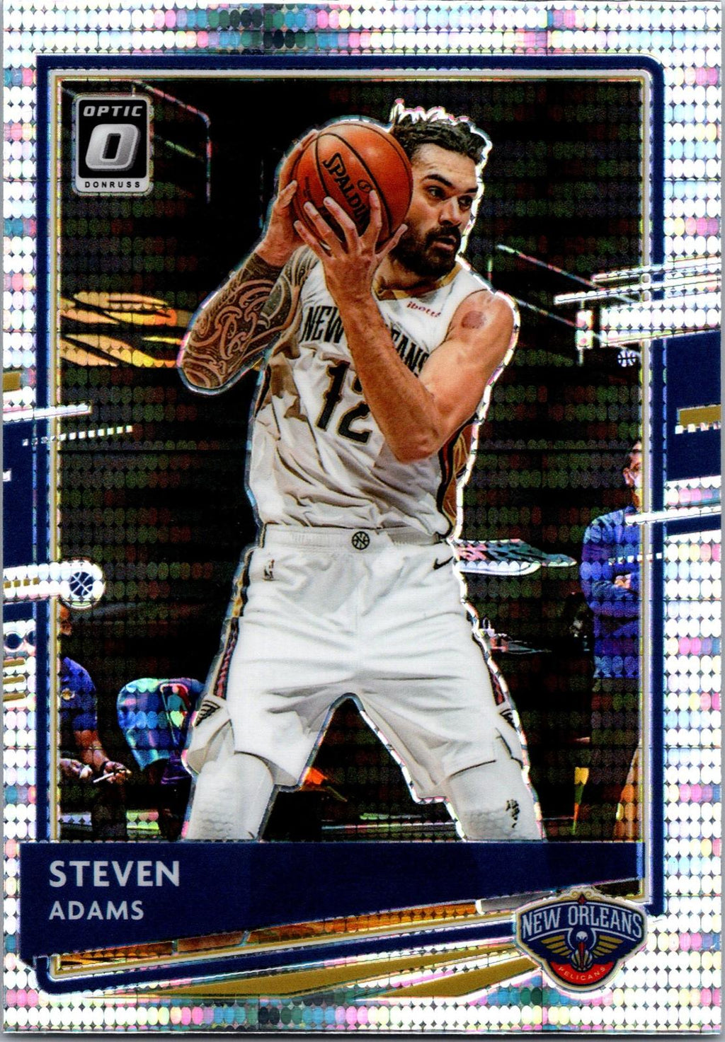 2020-21 Donruss Optic #37 Steven Adams Silver Pulsar