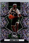 Bobby Portis 2021-22 Panini Mosaic #182 Disco Prizm Bucks