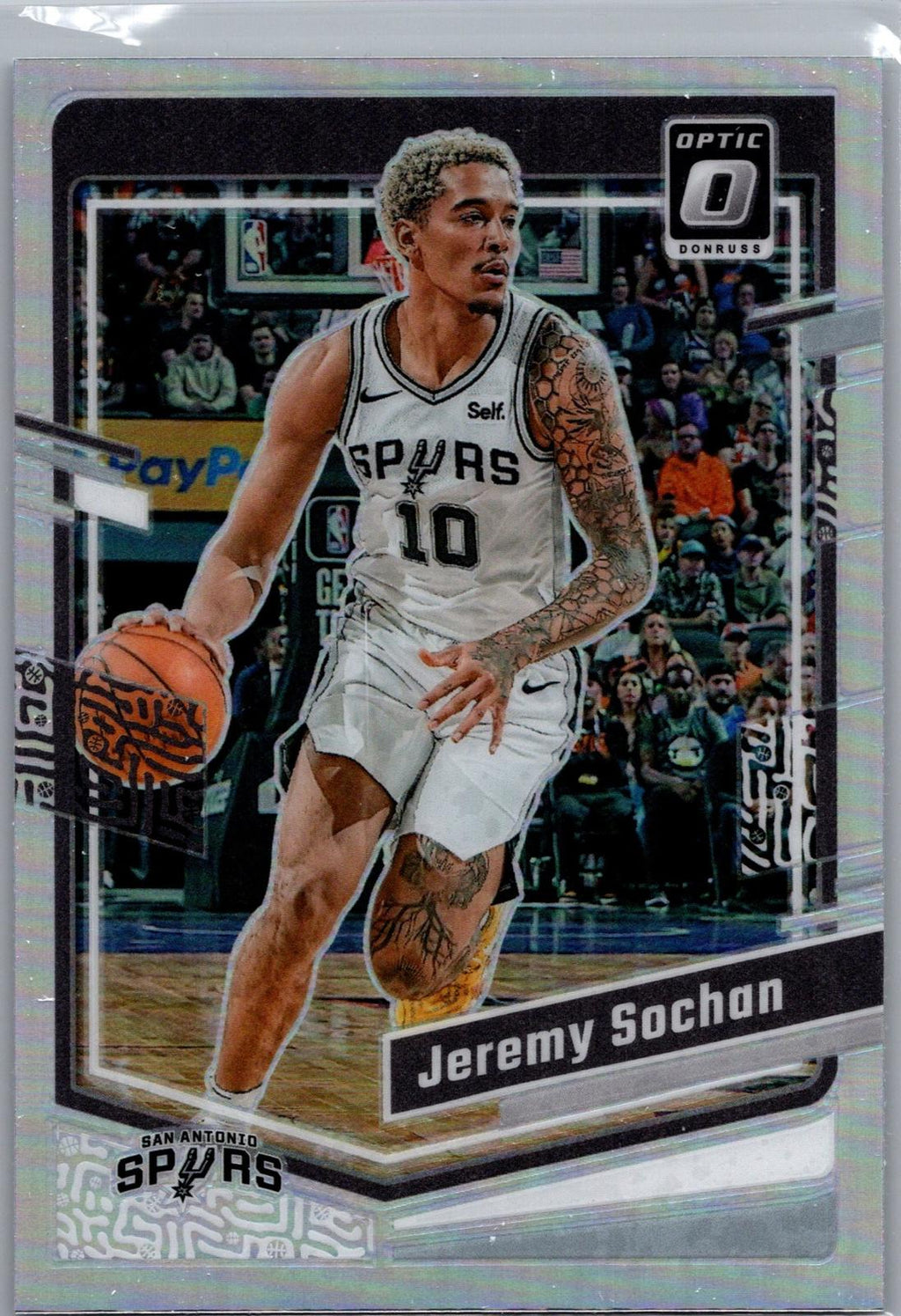 2023-24 Donruss Optic #56 Jeremy Sochan Holo