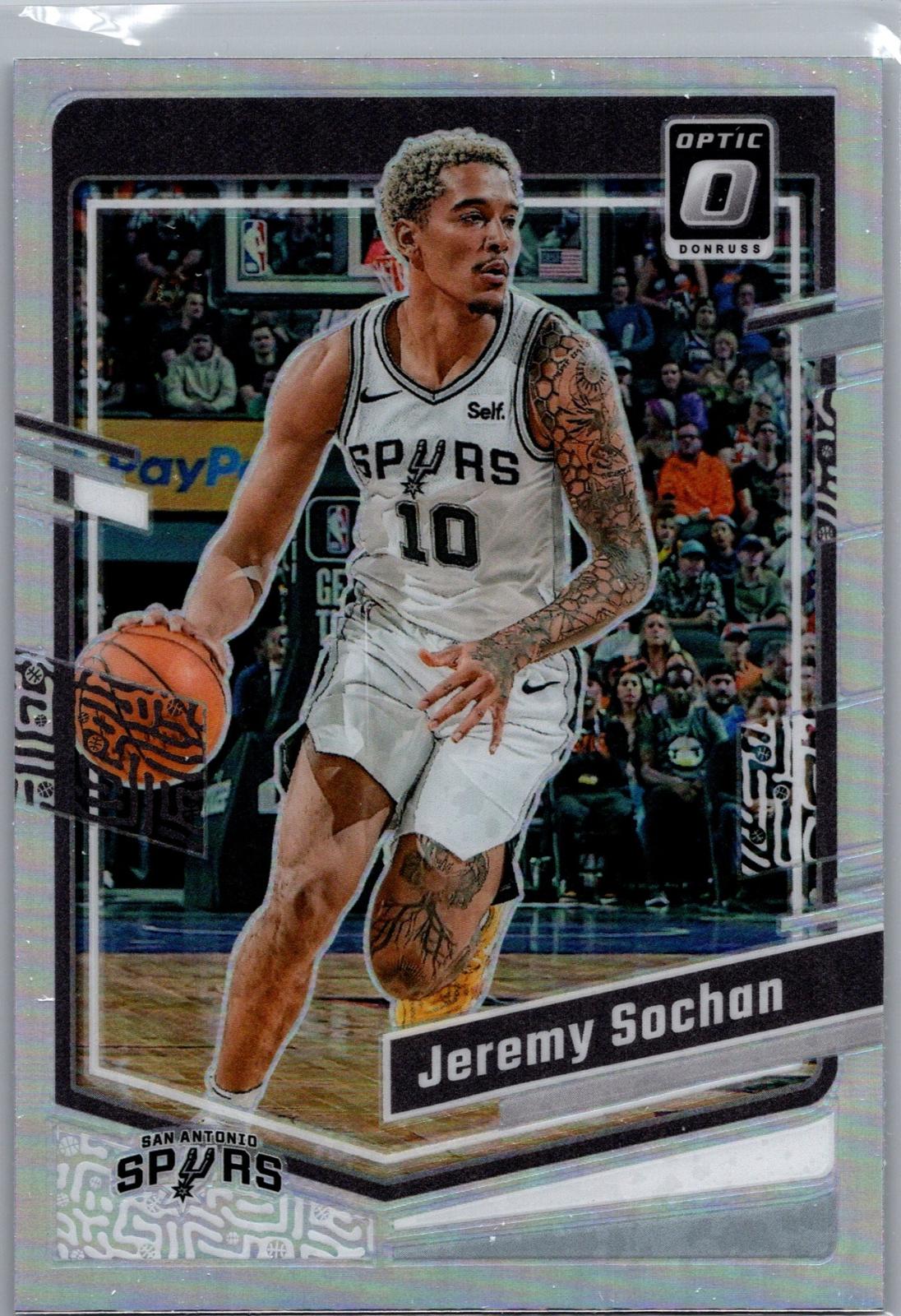 2023-24 Donruss Optic #56 Jeremy Sochan Holo