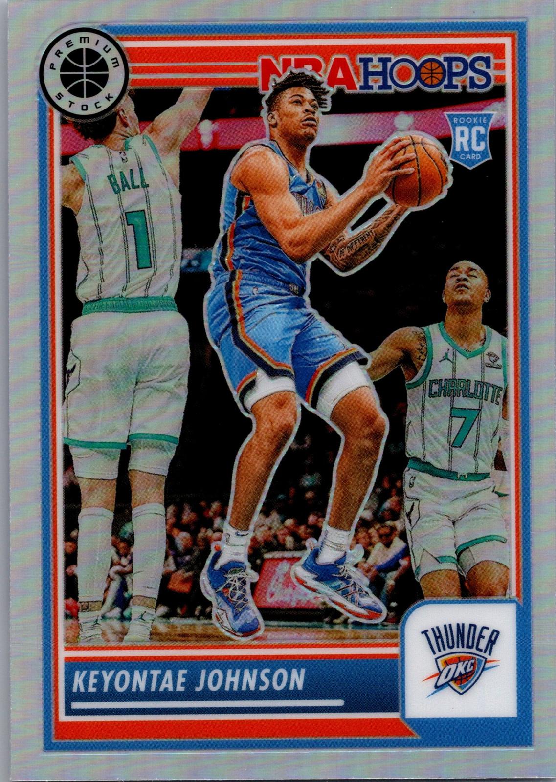 2023-24 Hoops Premium Stock #170 Keyontae Johnson Silver Prizm