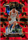 2023-24 Panini Select #13 Alperen Sengun Red Cracked Ice Prizm