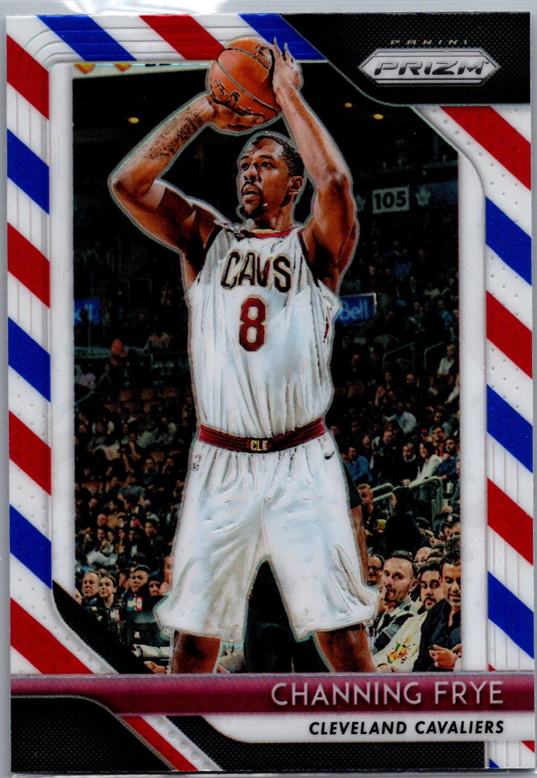2018-19 Panini Prizm #220 Channing Frye Prizm Red White and Blue
