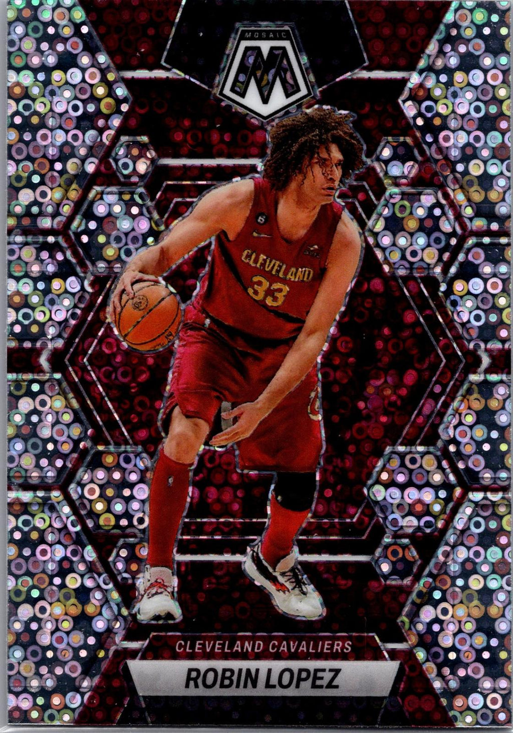 2022-23 Panini Mosaic Fast Break Silver Prizm Robin Lopez #200